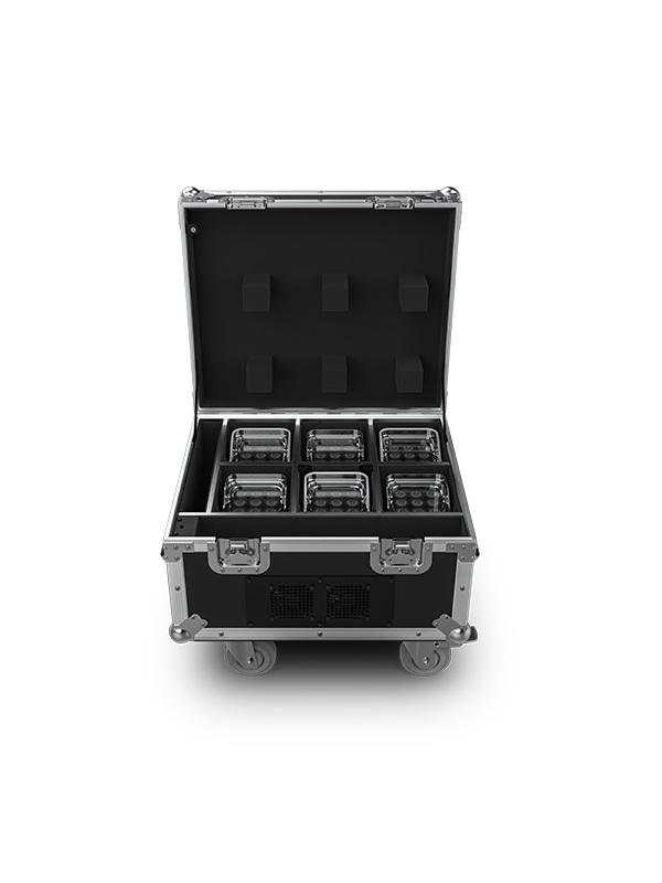 CHAUVET Well Fit X (x6) in charging roadcase