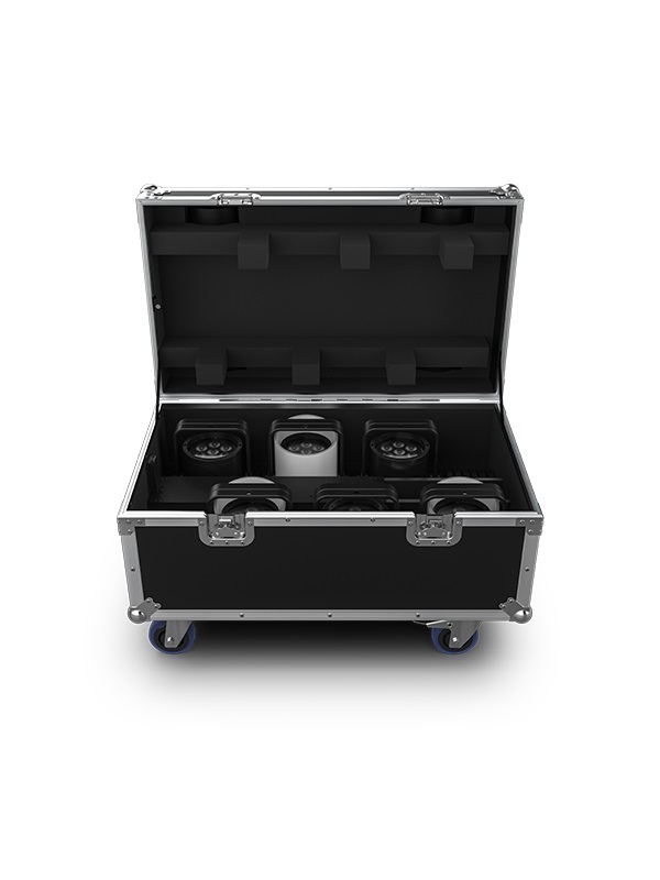 CHAUVET Well Pod 2 (x6) in charging roadcase