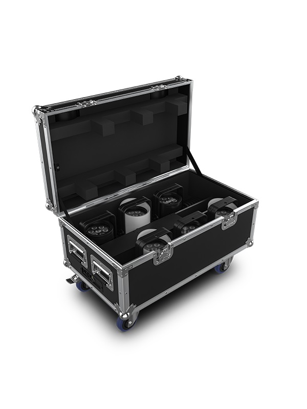 CHAUVET Well Pod 2 (x6) in charging roadcase