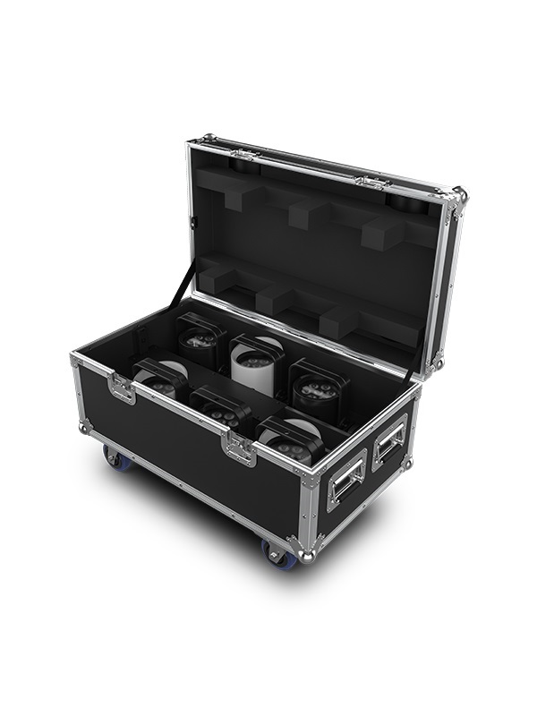 CHAUVET Well Pod 2 (x6) in charging roadcase