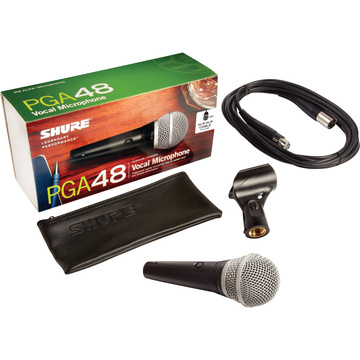 SHURE PGA48 Microphone With XLR