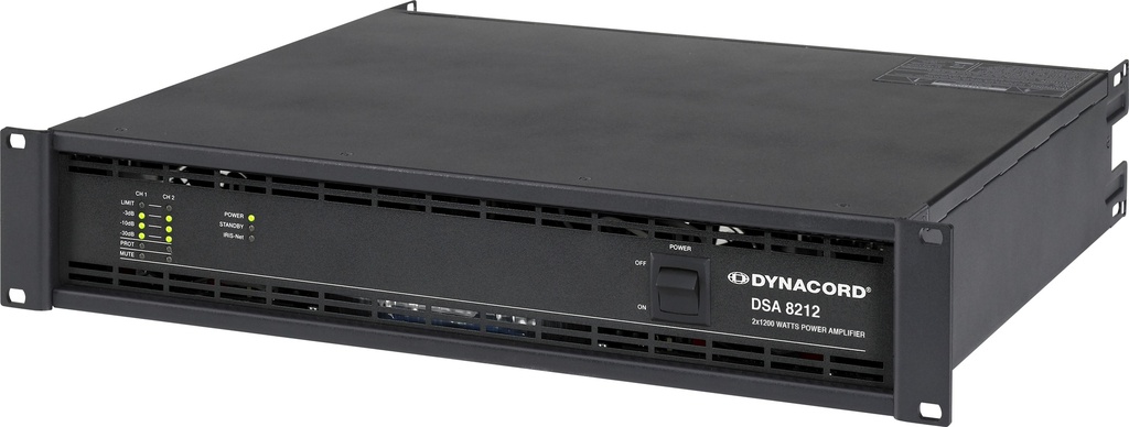 Dynacord Power Amplifier 2x1200W@4ohms, 2U