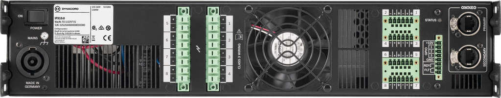Dynacord Power Amplifier 8 X 1250W Installation Dsp Native 9