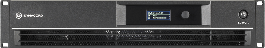 Dynacord Power Amplifier 2 X 1400W @ 4 Ohms; Intergal Dsp; F