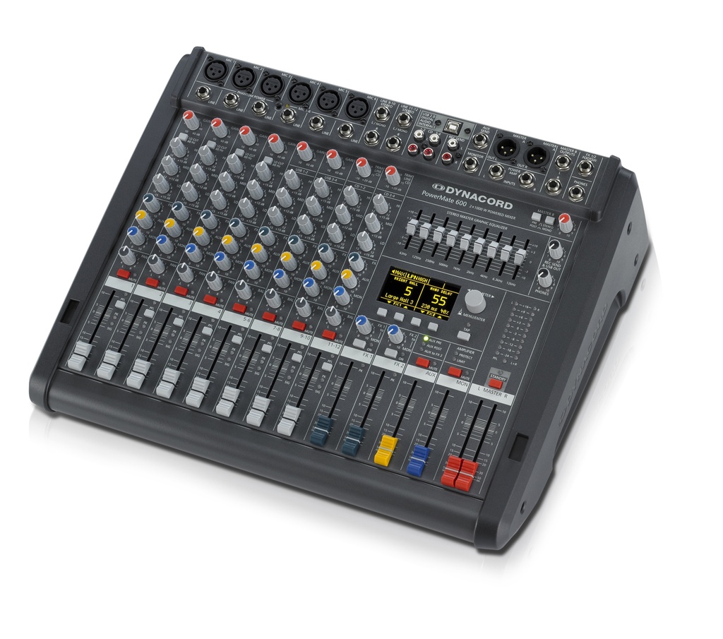 Dynacord Powermate Compact Mixer 8-Channel; 2x 1000W Amp; 4x