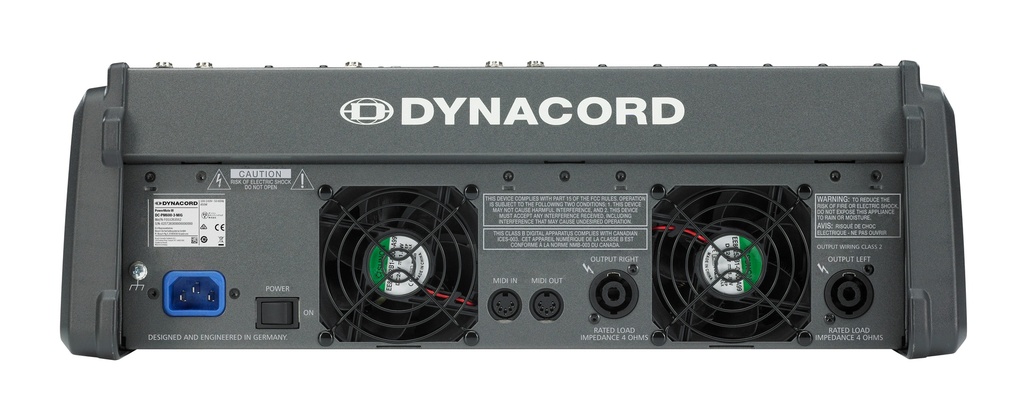 Dynacord Powermate Compact Mixer 8-Channel; 2x 1000W Amp; 4x