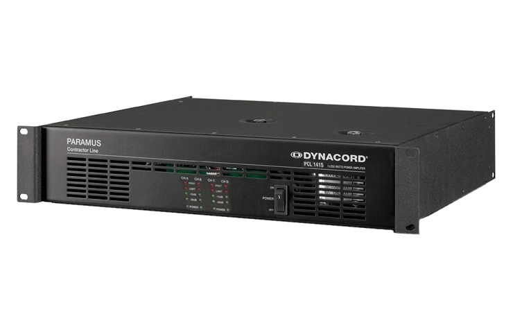 Dynacord Power Amplifier 4 X 150W Low Imp; 2RU
