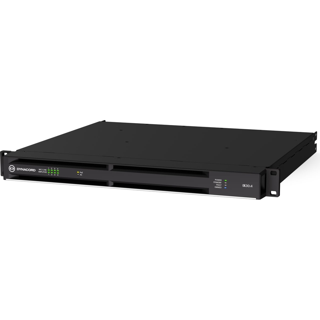 Dynacord Power Amplifier Dsp Networked; 4-ch 3000W Powertank