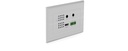 Blustream Hdmi Wall Plate Hdbt Rx Hdbaset; Hdmi, RS232 & Ir 