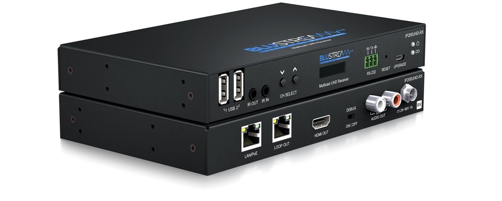 Blustream Multicast 4K Avoip Rx Receiver 4K Support