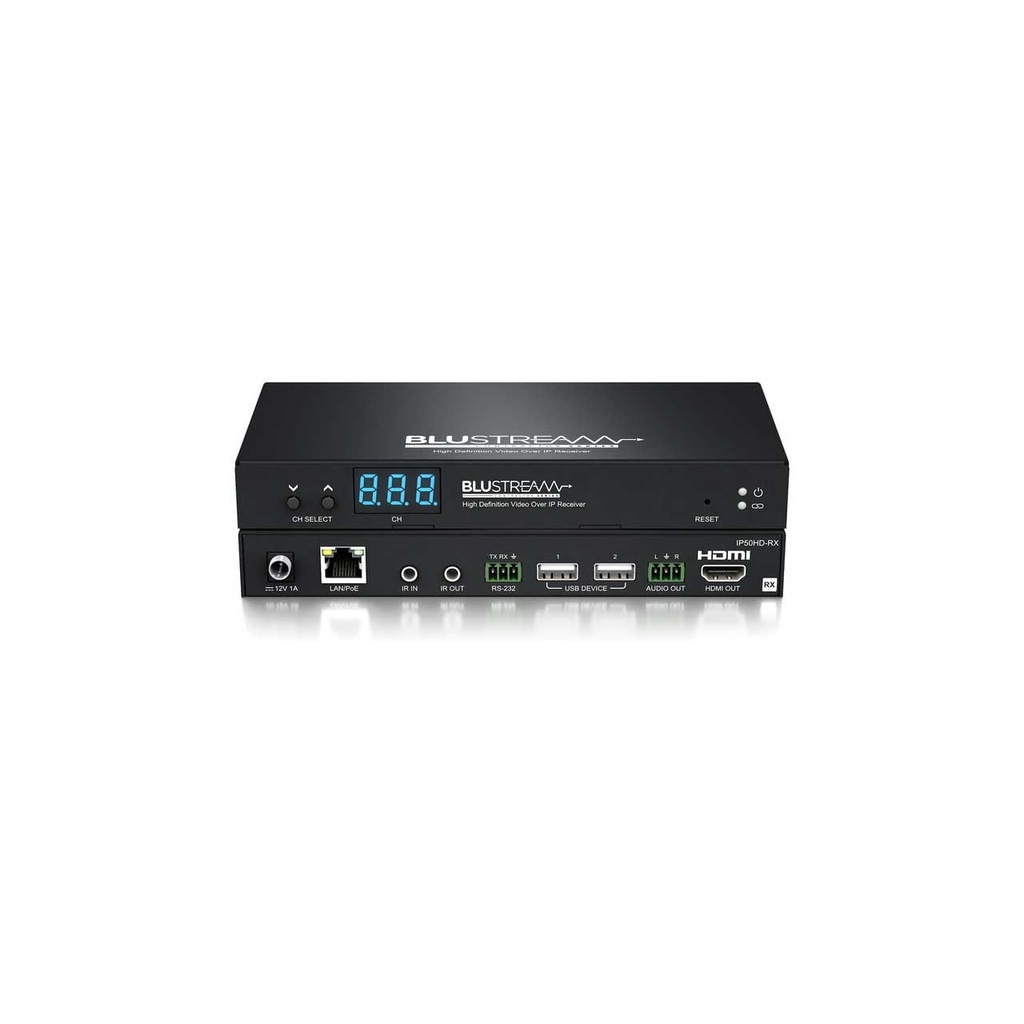 Blustream Multicast Network Receiver 1080p Video Over Ip Con