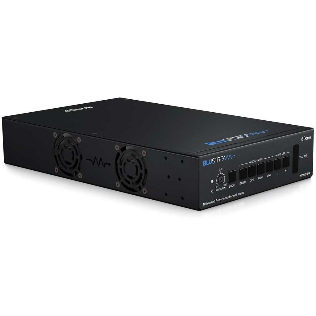 Blustream Networked Power Amplifier With Dante