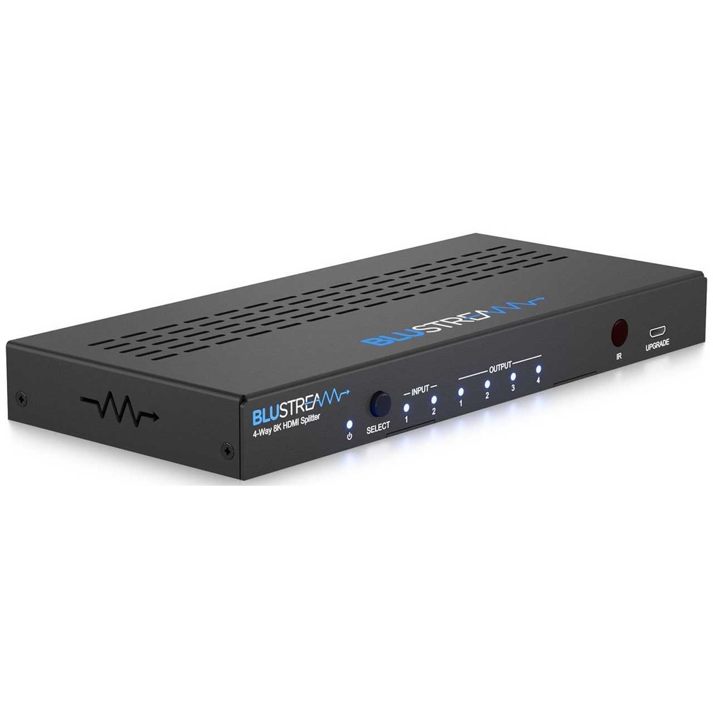 Blustream 2 Input 4-Way 8K Splitter HDMI2.1 HDCP2.3 With Aud