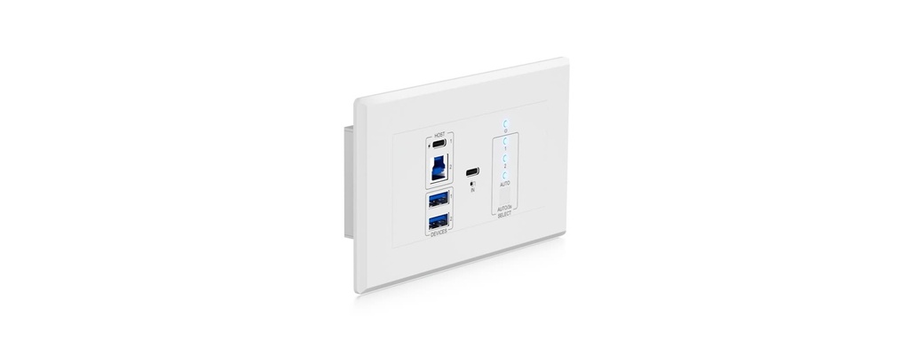 Blustream Hdbaset Usb 3.2 Extender Wall Plate Eu - Host