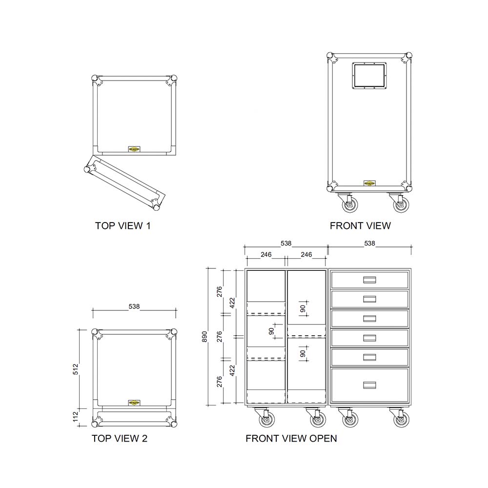 ShowCase Drawers ​Case