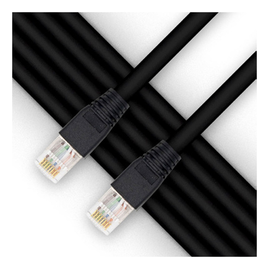 CBI Cables Ultimate Cat 5E Shielded 4 Pair 2 x Rubber Boots 20FT