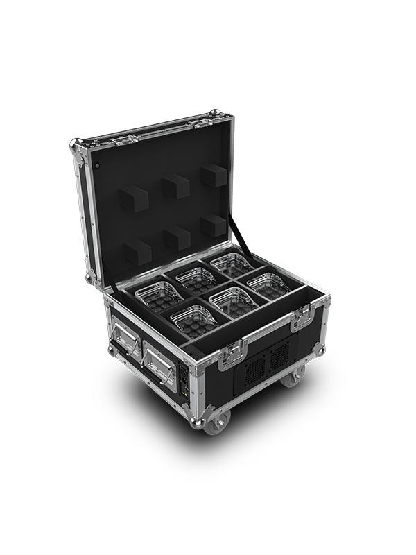 [WELLFITXX6] CHAUVET Well Fit X (x6) in charging roadcase