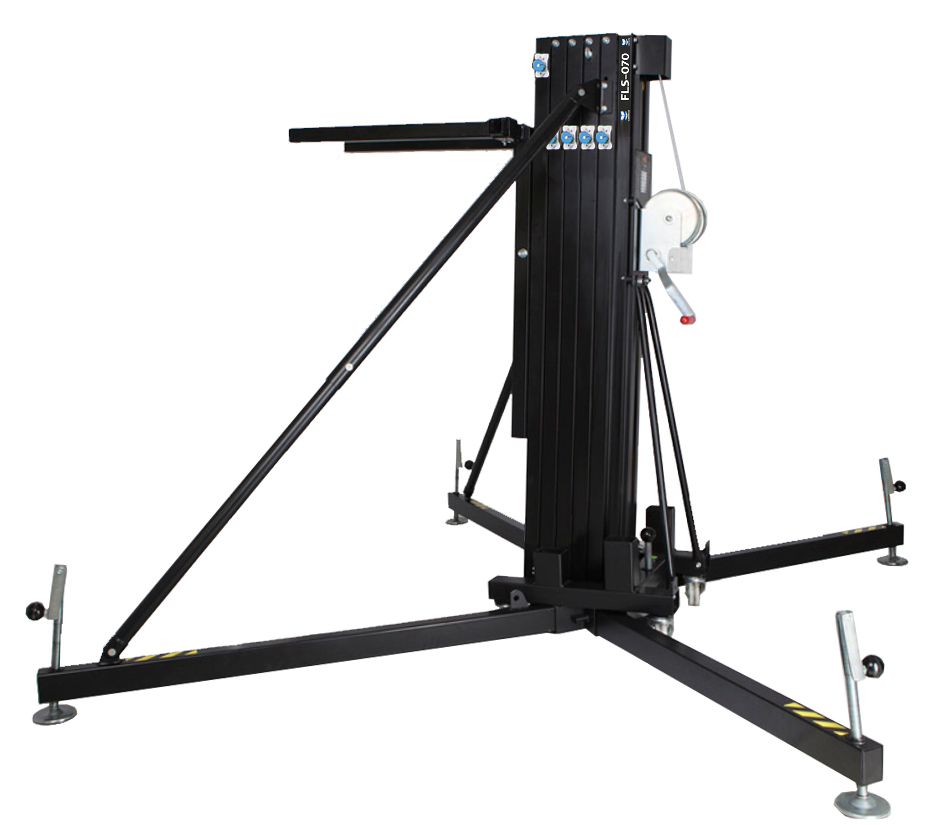 FLS-066 Front Loader Sound Lifter, Black 270kg, 6.65m