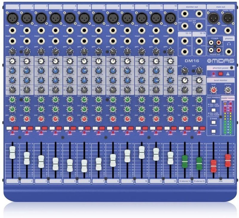 [DM16] MIDAS DM16 16-Channel Analogue mixer