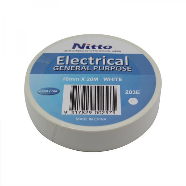 [NITTO-WH-ROLL] NITTO Electrical tape, white, roll rate