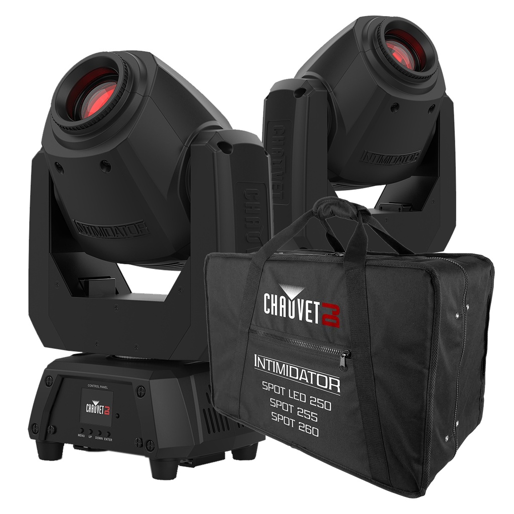 [INTIM260XBAG] 2x Intimidator 260X Spots + Gear Bag