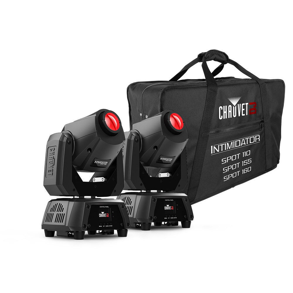 [INTIM160ILSBAG] 2x Intimidator 160 Spot ILS + Gear Bag