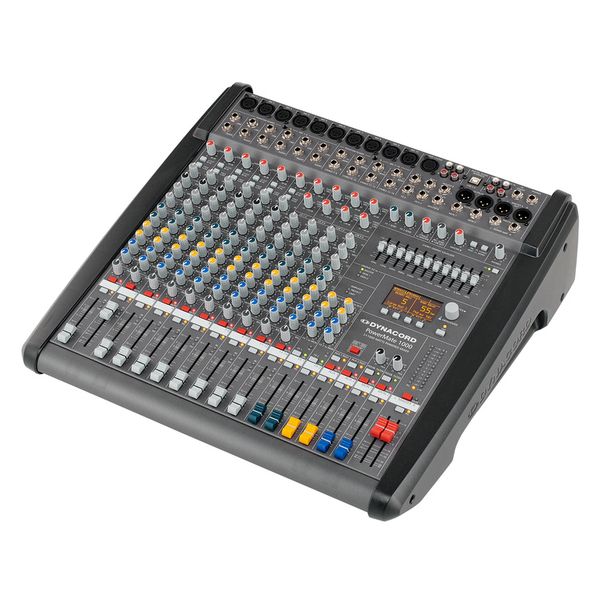 Dynacord Powermate Compact Mixer 10-Channel; 2x 1000W Amp; 6x Mic/Line,4x Mic/stereo-line