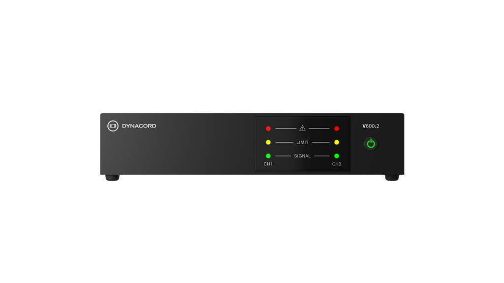 Dynacord Power Amplifier 2ch Class-d 600W Half-rack