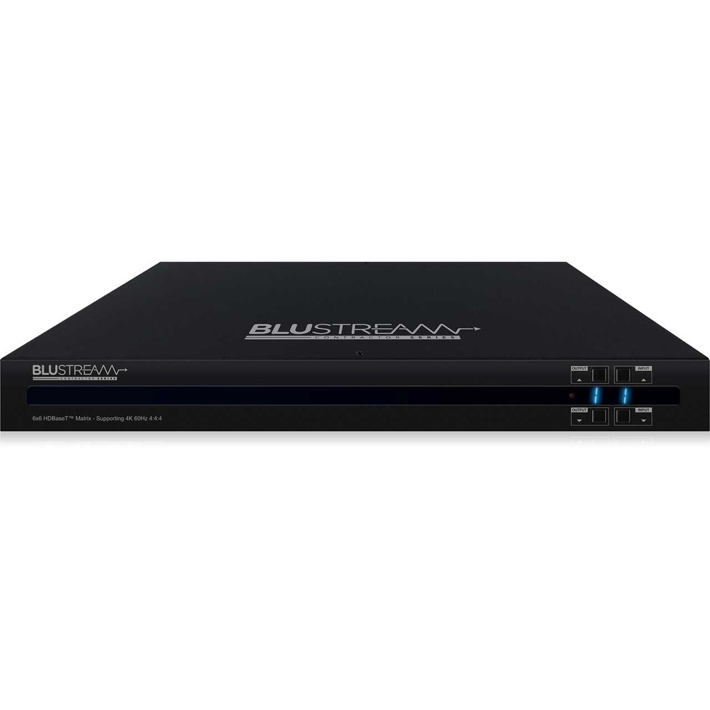 Blustream 6 X 6 Hdbaset Csc Matrix W/ Smart Scale; 70M @ 1080P; 6 X Hdbt Out + 1 Hdmi