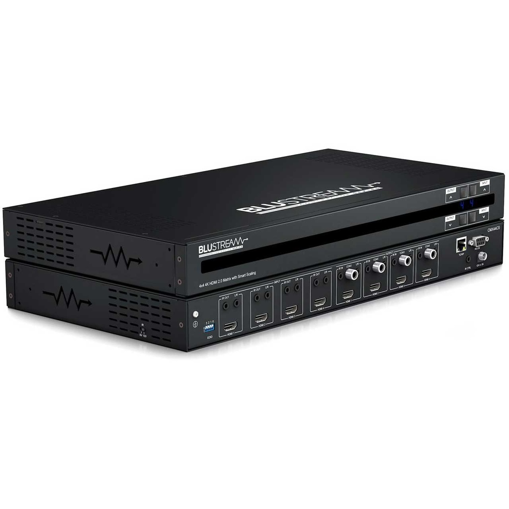 Blustream Contractor Matrix 4x4 4K 18Gbps HDMI2.0; With Audio Breakout; Edid Management