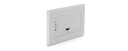 Blustream Hdmi Wall Plate Hdbt Tx Hdbaset 70M @ 1080P With Back Box; Silver