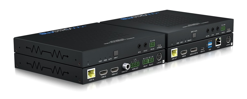 Blustream Hdbt Csc Extender Set Multi Format; 70M @ HDMI2.0 4K 60Hz; Bi-directional Ir & Poc
