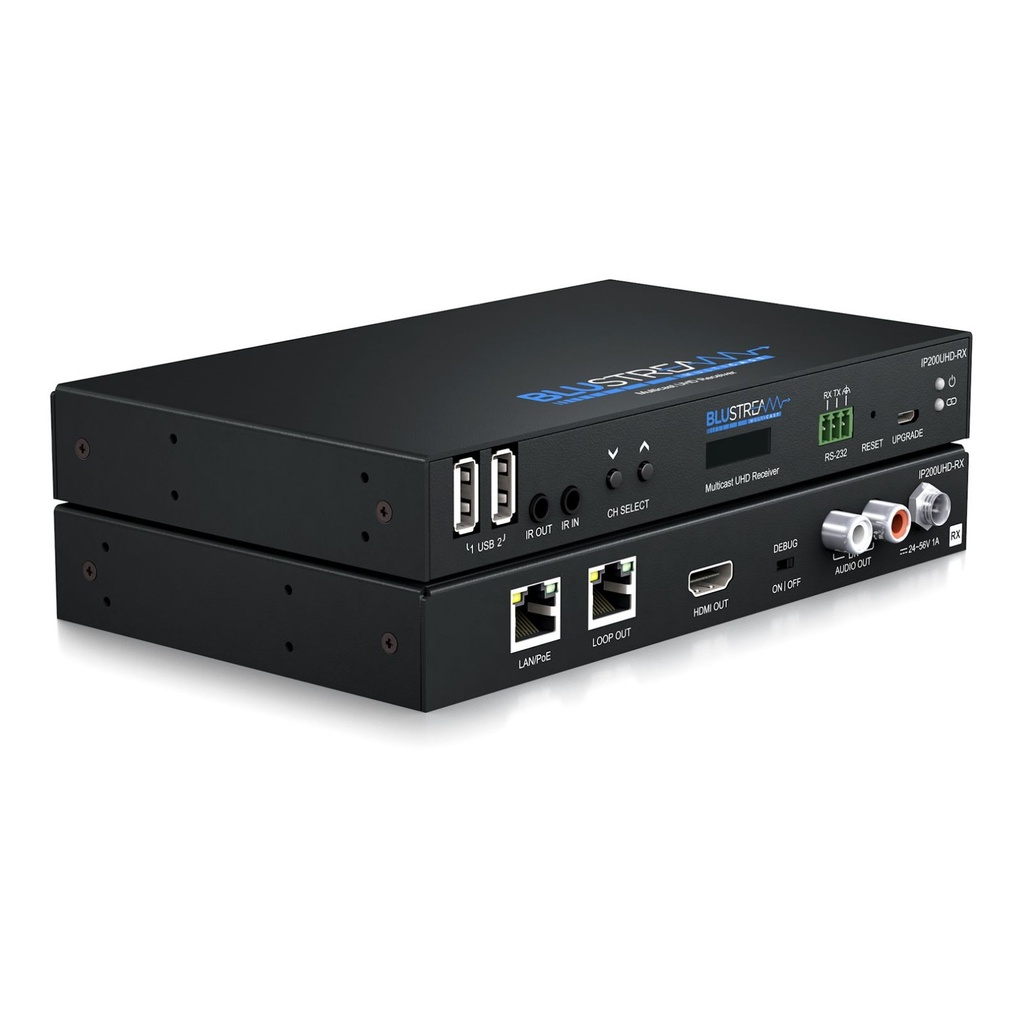 Blustream Multicast 4K Avoip Rx Receiver 4K Support