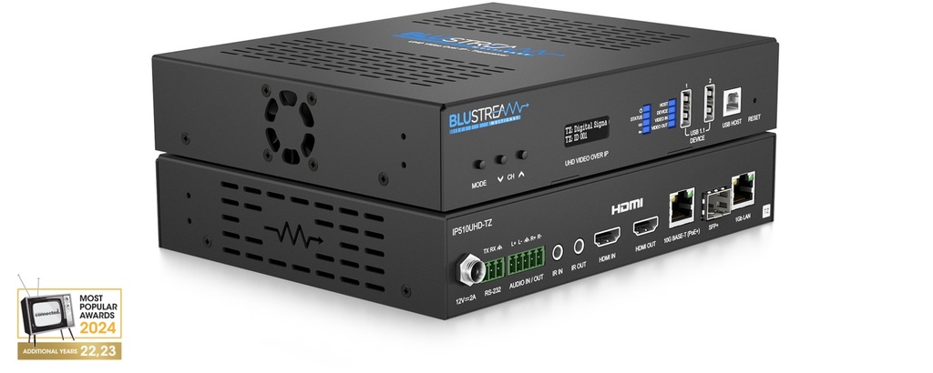 Blustream Uhd Video Transceiver Ip Multicast; Hdmi 2.0 4K 60Hz 4:4:4 Input And Output; Hdr; Bi-directional Ir