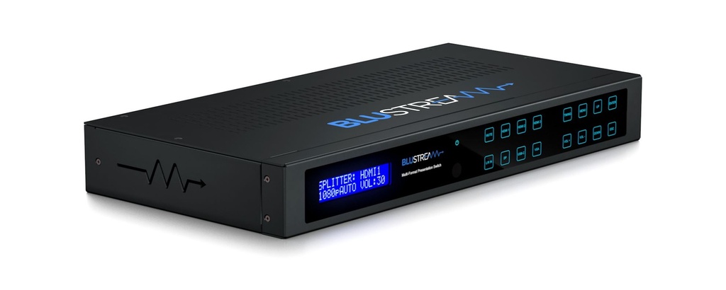 Blustream 6 X 2 Multi Format Switch Usb C And Mic Mixing