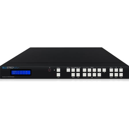 Blustream 4 X 4 Video Wall & Multi View 4 X 4 Seamless Matrix; 4 Hdmi In * 4 Hdmi Out