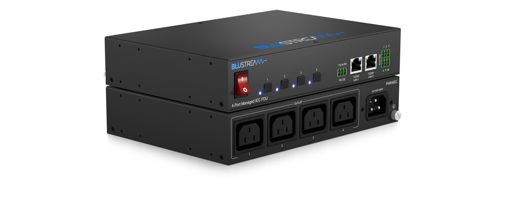 Blustream 4 Port Managed Iec Pdu