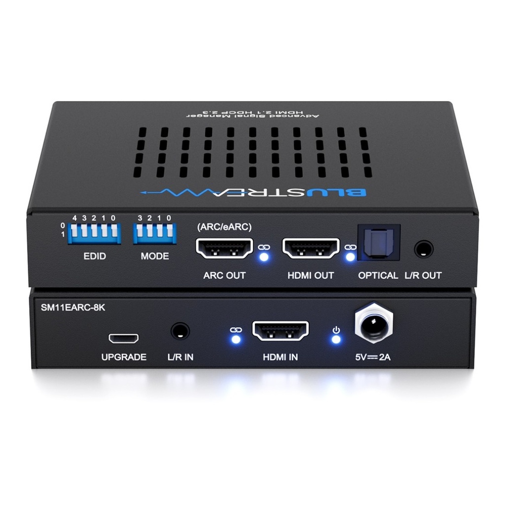 Blustream Signal Manager HDMI2.1 HDCP2.3 With Audio Embedder / De- Embedder, Arc/earc, Edid Management