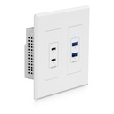 Blustream Hdbaset Usb 3.2 Extender Wall Plate Us Decora - Device