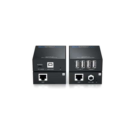 Blustream Usb 2.0 Extender Set 50m, 4x Usb-a Devices To 1x Usb-b Host, Poc