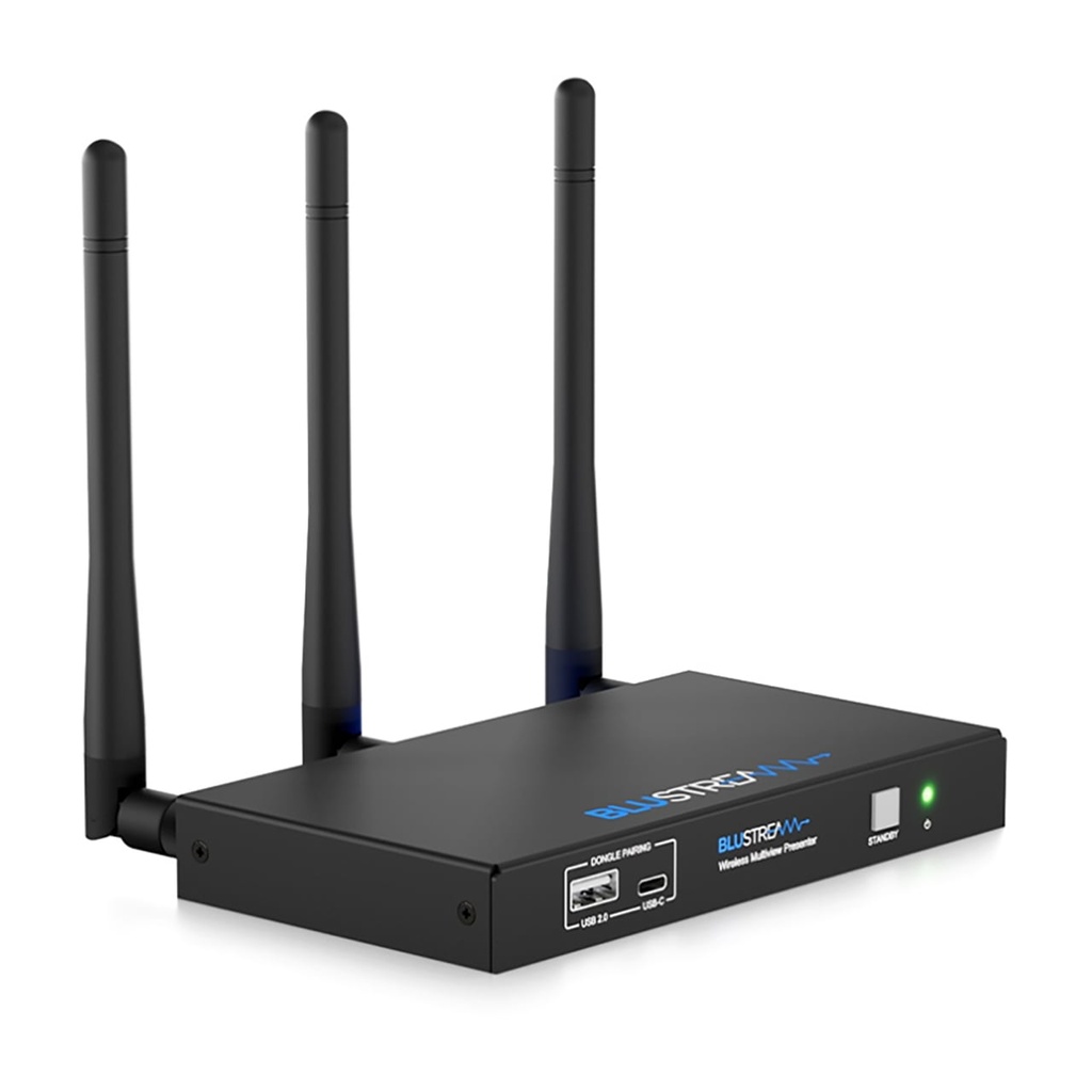 Blustream Wireless Presentation Switch; Airplay, Miracast & Chromecast Connectivity With Hdmi Multiview Output