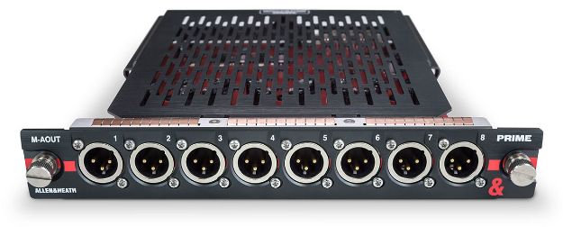 [AHDX32OUTPRIME] Allen & Heath DX32 PRIME Line output module - 8 balanced line outputs on,