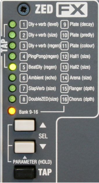 [AHZED22FX] Allen & Heath ZED22FX Console 16 Mono+3 Stereo 3 Aux USB Interface+FX