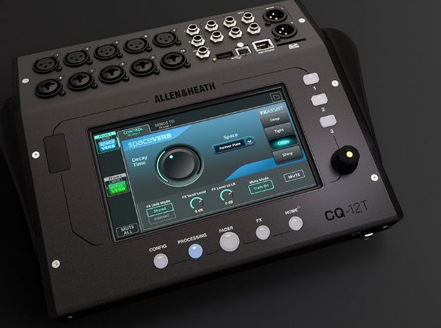 Allen & Heath CQ12T 12Ch digital mixer Bluetooth SD/USB recording