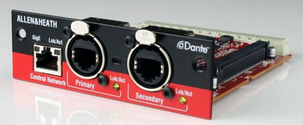 Allen & Heath MEU Dante Audio Interface Card 64 x 64 channels