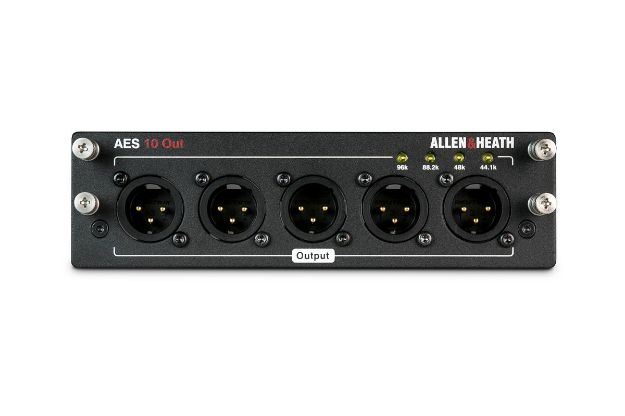 [AHDLAES10O] Allen & Heath dLive AES Audio Interface card - 10 out