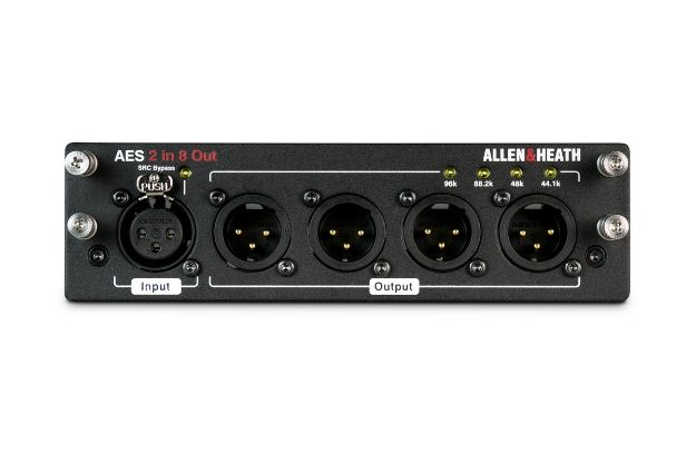 Allen & Heath dLive AES Audio Interface card - 2in 8out