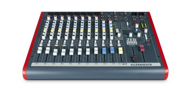 [AHZED6014FX] Allen & Heath ZED6014FX 19" Rack Mixer 8 Mono+4 Stereo 1 Aux USB Interface