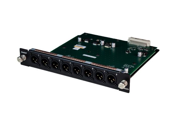 Allen & Heath Line output module - 8 balanced line outputs on XLR