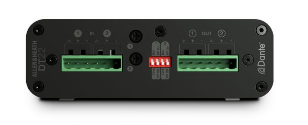 [AHDT22] Allen & Heath Dante I/O Interface – 2 IN, 2 OUT